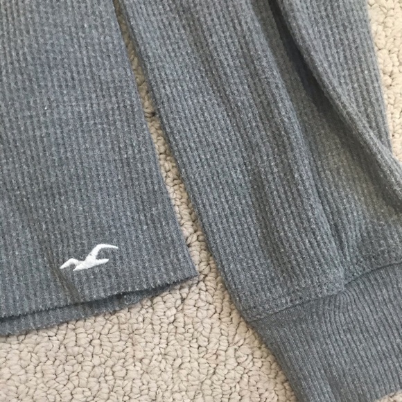 grey loose long sleeve tee - Picture 3 of 4